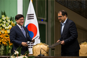 استقبال رسمی از رئیس جمهوری کره جنوبی 